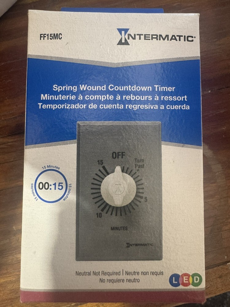 Intermatic FF15MC Auto Shut-Off Timer - NEW
