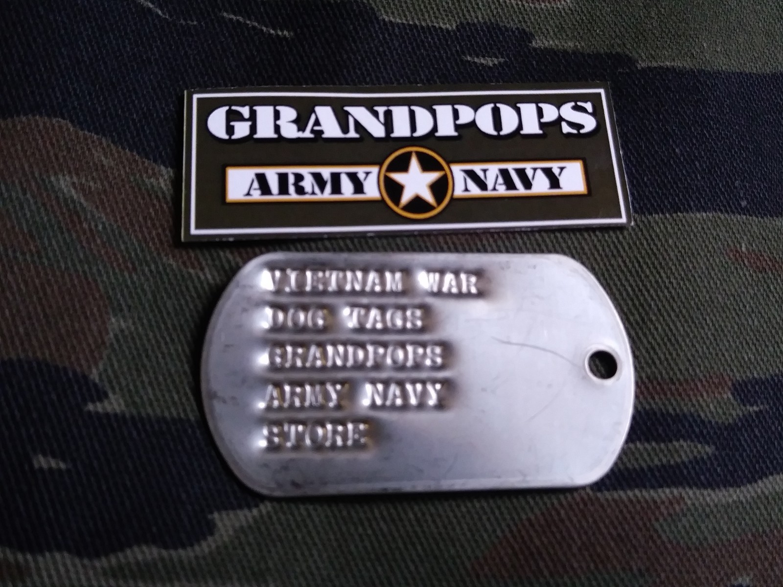 Vietnam U.S. Military Dog Tags Personalized