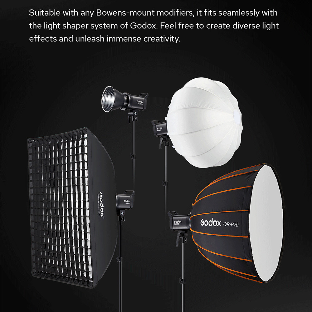 US Godox SL60IID SL60II D COB LED Video Light Bluetooth Control Continuous Light