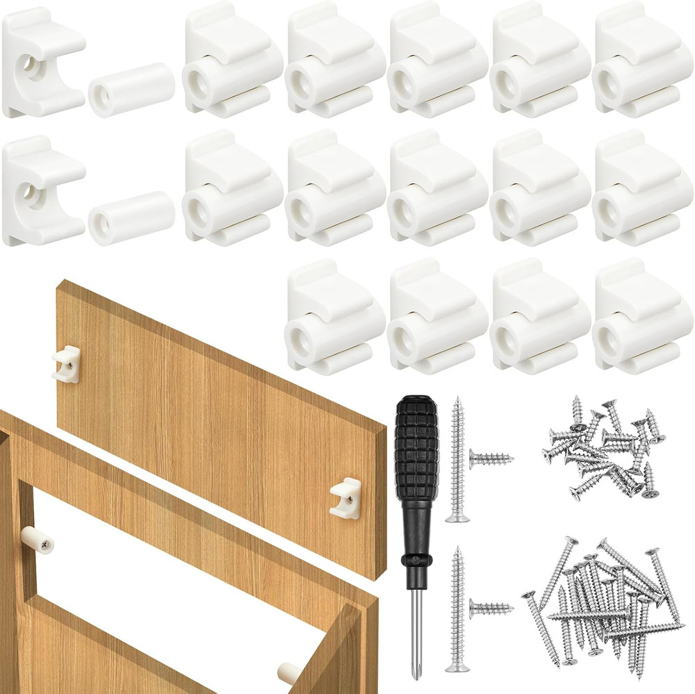 16 Pairs False Cabinet Front Clip False Front Clips False Drawer Front Clips Sin