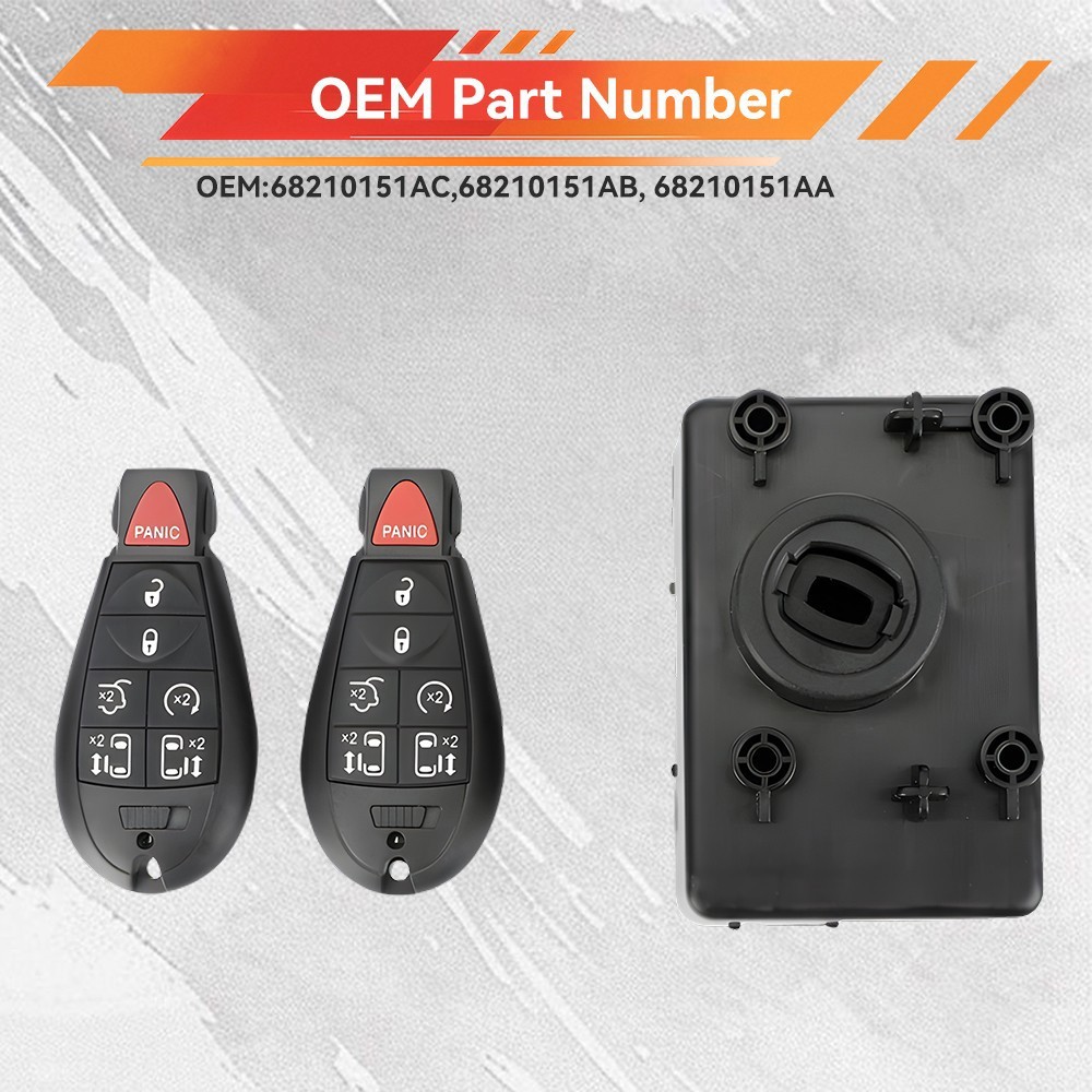 For 2010-12 Ram 68210151AC Wireless Ignition Node WIN Module & Programmed w/Keys
