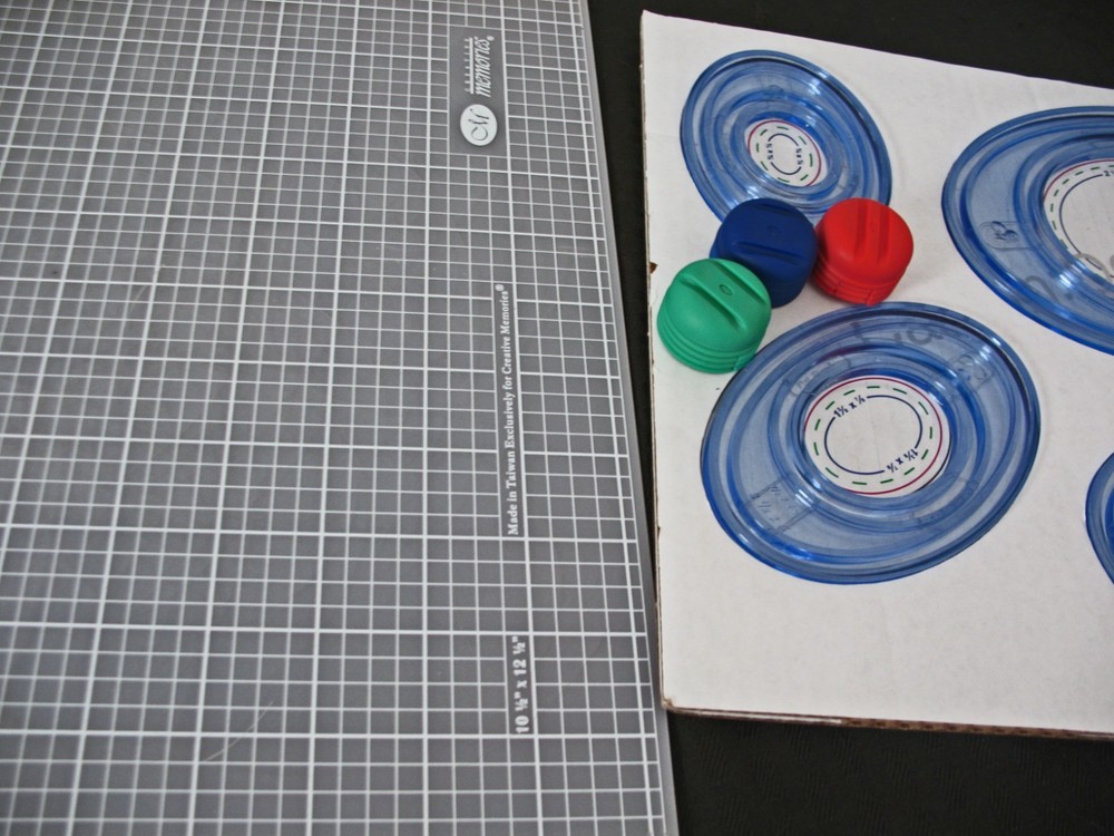 Creative Memories CustomCutting, mat blades, Ovals, Circles, Celestial Patterns.