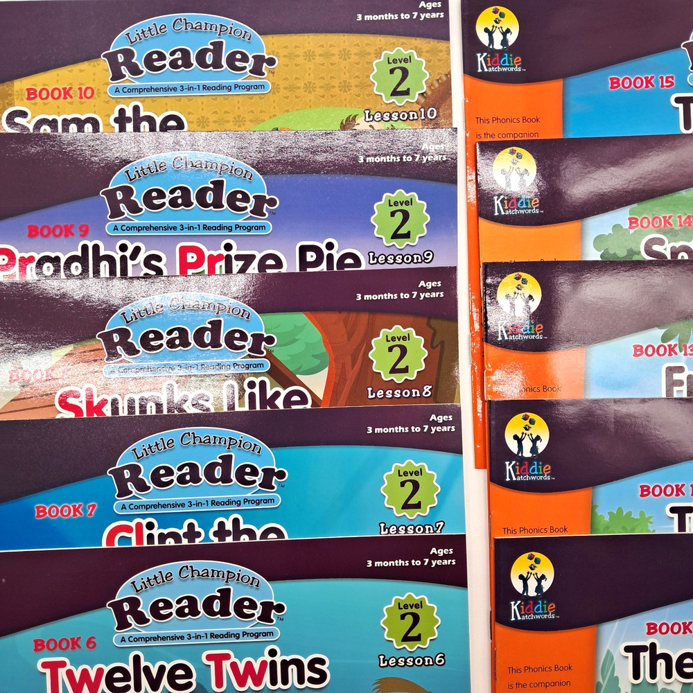 PARTIAL SET Little Champion Reader Comprehensive Reading Program Homeschool LOT
