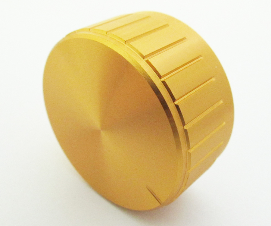 10 pcs Audio Knobs Aluminum Gold High Quality with shaf