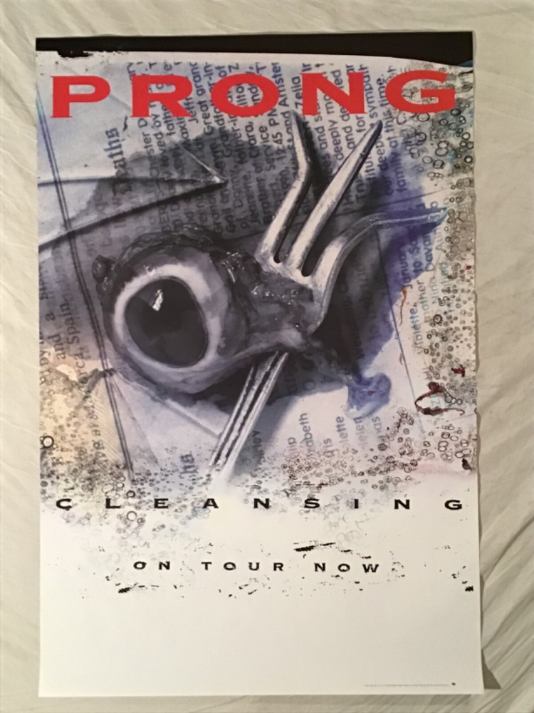 Prong 1993 Promo Poster Cleansing New Condition