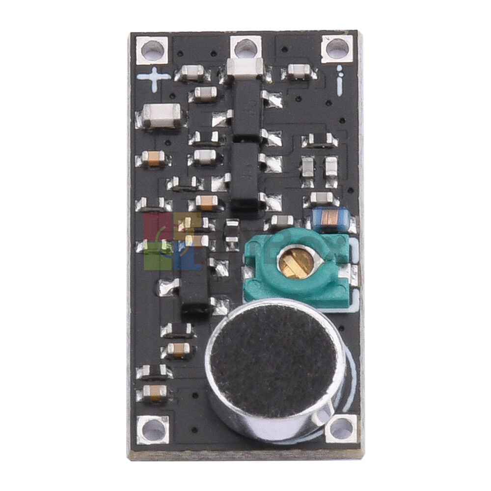 Frequency 85-115MHz FM transmitter module wireless microphone surveillance Black