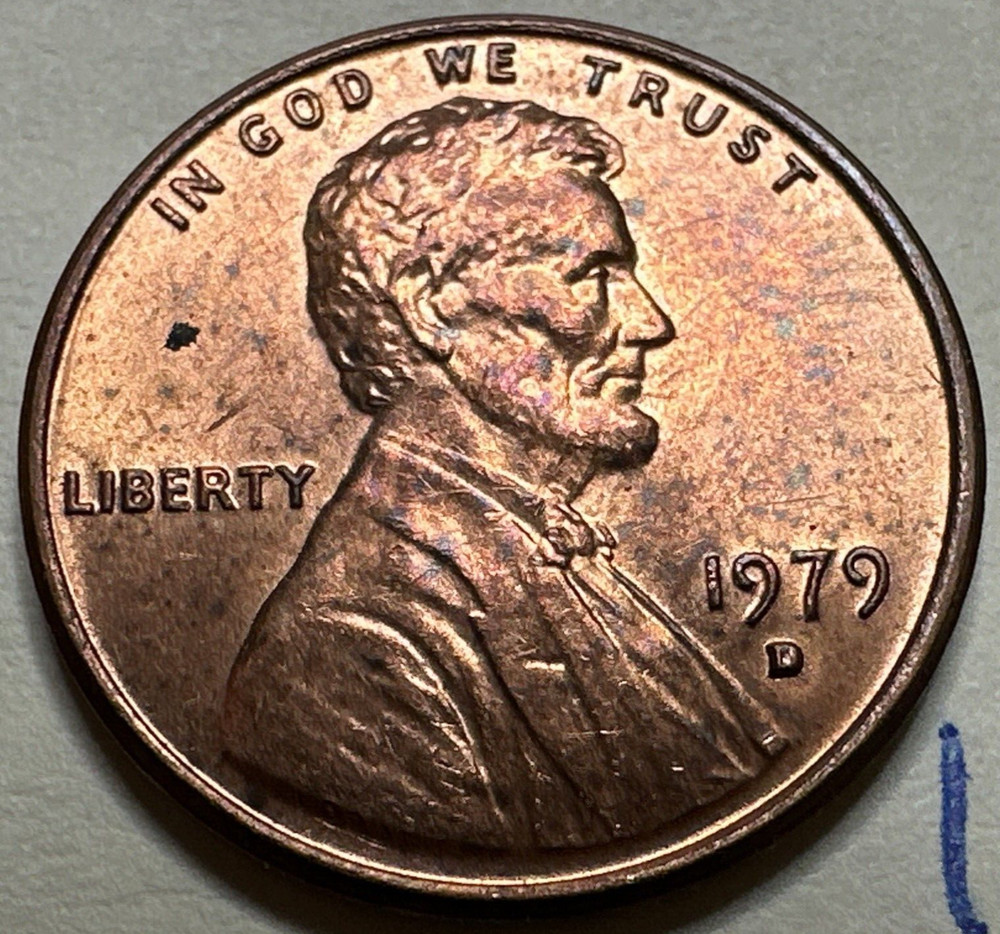 1979 D Lincoln Memorial Cent PENNY  9188N