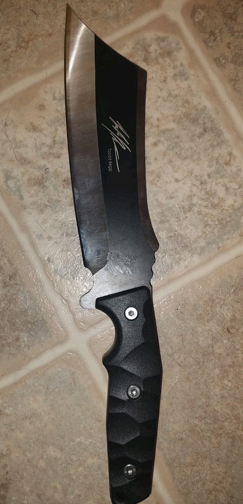 Todd Begg Small Machete 11" Sharp No Sheath Signed  Unused