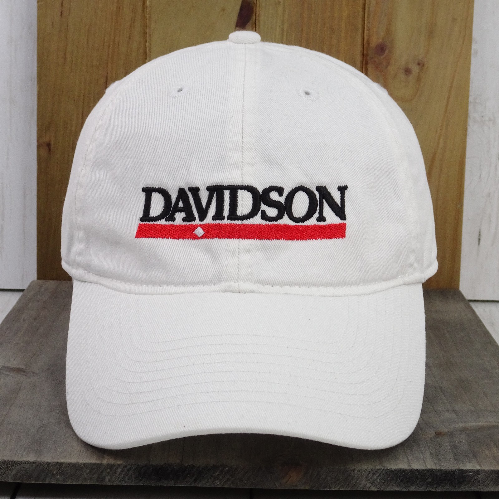 Authentic Vintage Davidson College Strapback Legacy RARE HAT CAP 00S Y2K
