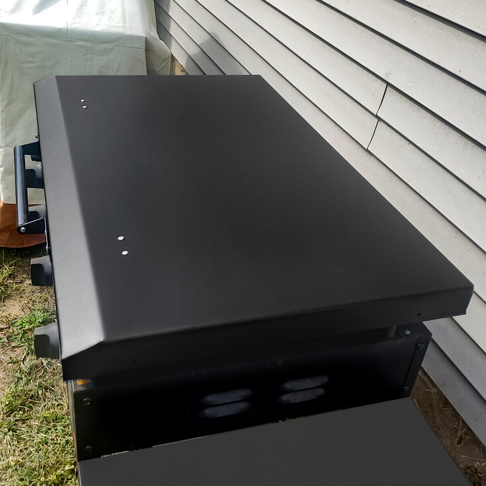 Black Outdoor 36" Griddle Hard Cover Lid Fit For Blackstone Griddle New