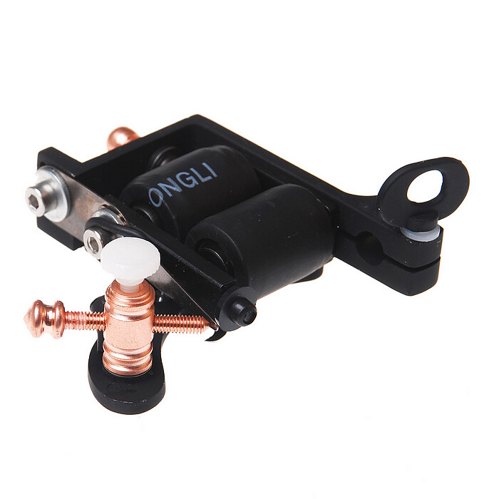 Coil Tattoo Machine Cast Iron Frame for Beginner 10 Wrap Shader 404-D