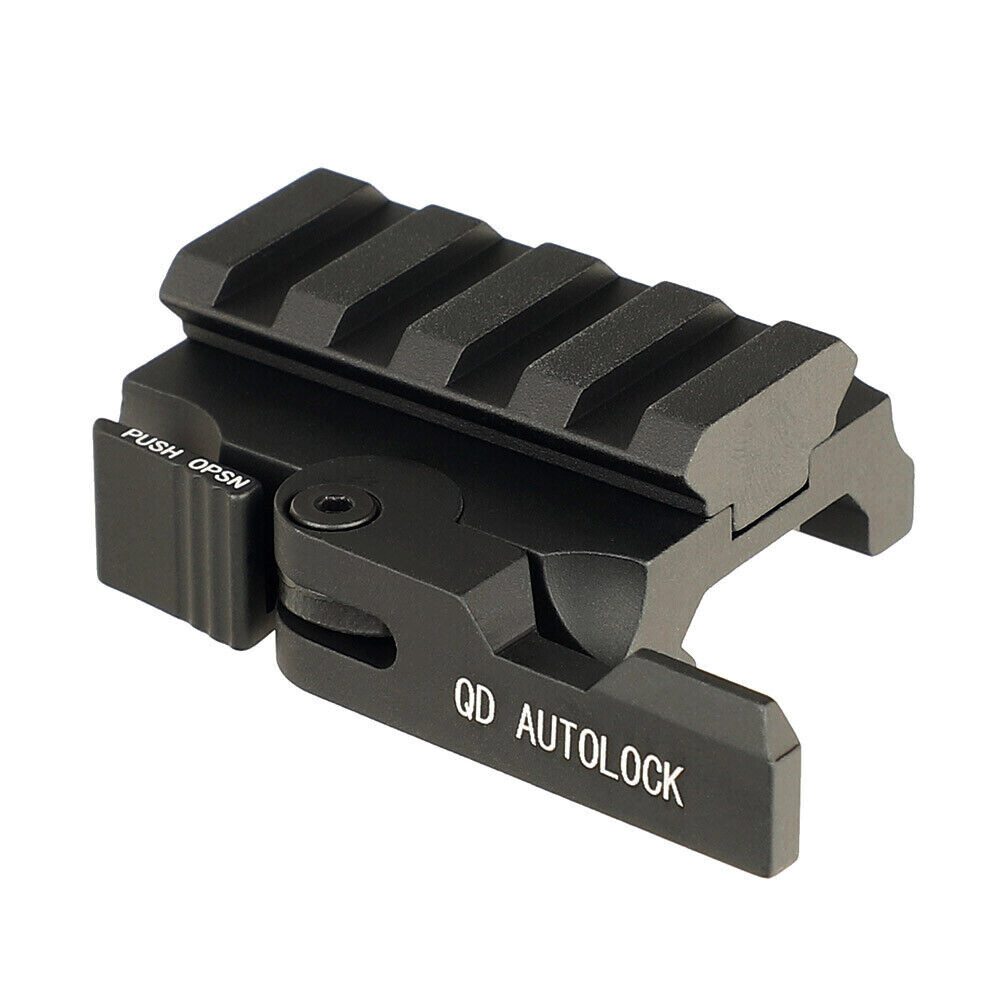 QD Quick Release 0.5" Riser Mount Red Dot Scope Riser Mount 20mm Picatinny Rail