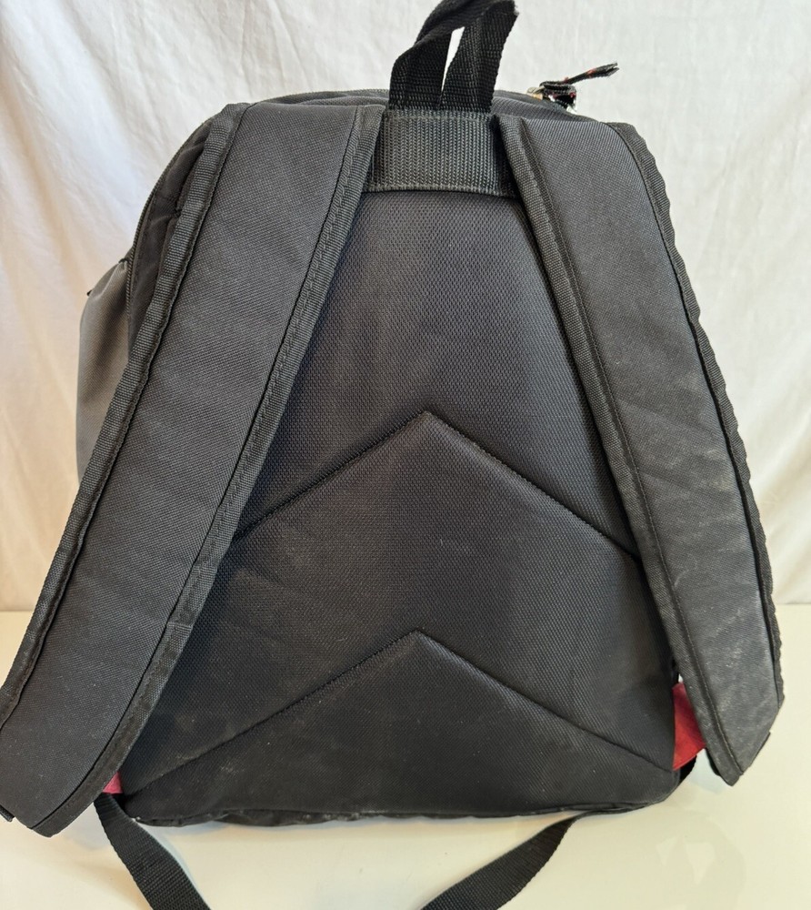 Demarini Backpack Baseball Softball Bat Bag Red & Black Adjustable Pockets