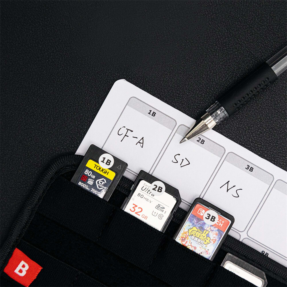 Memory Card Case Storage Holder for 16 USB Flash Drive Thumb +30 SD CF Type A