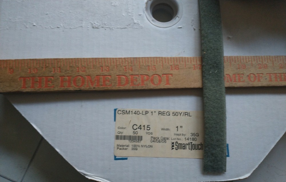 1" width 50 yards roll loop only $20 + shipment