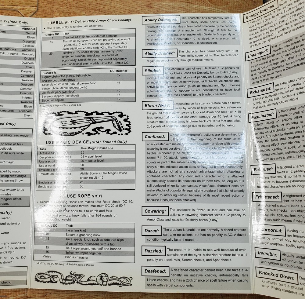 Dungeons & Dragons Dungeon Master Screen Goodman Games 2006