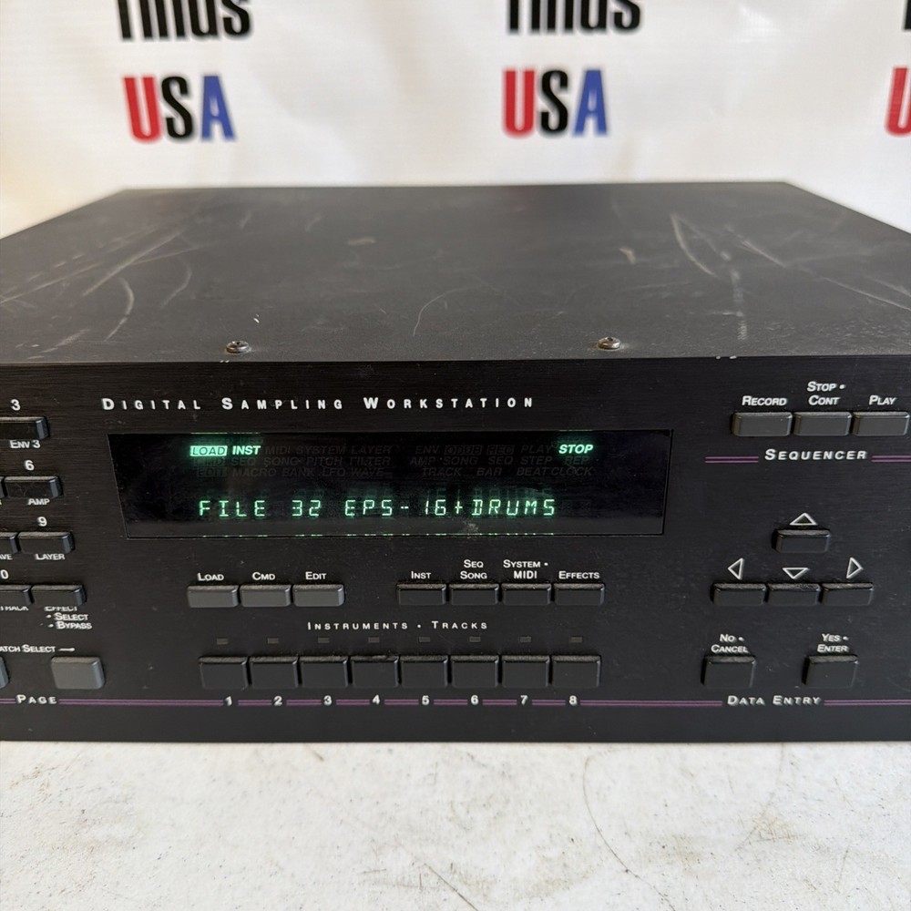 Ensoniq EPS16 PLUS Rack Sampler EX Memory /SCSI / 220volt