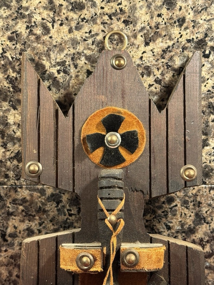 Dungeon Master Medieval Gothic Spiked Mace Wall Plaque Flail Weapons