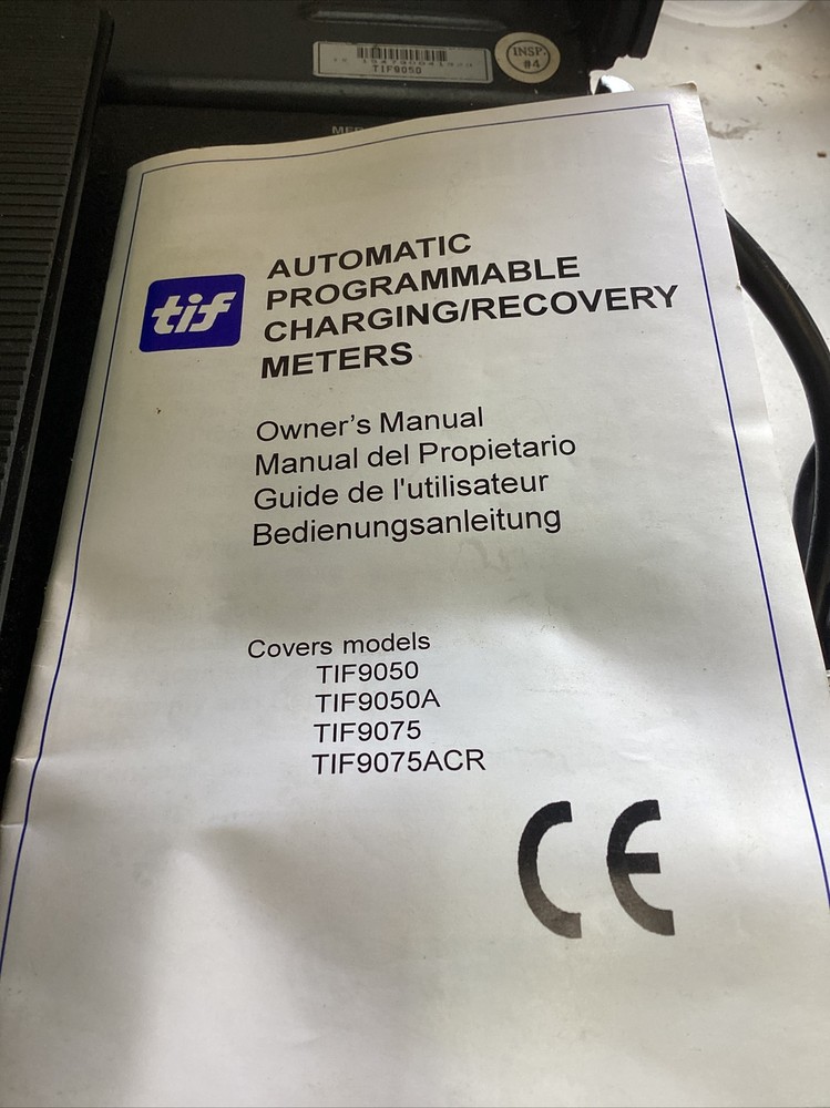 TIF 9050 Automatic Programmable Charging Meter