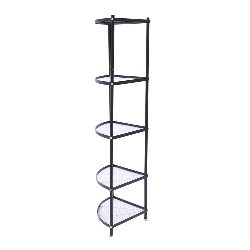 5-Tier Triangular Pot Rack - Space-Saving Kitchen Organizer for Cookware