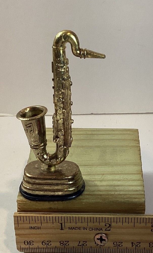 Diecast Bronze Pencil Sharpener Saxophone