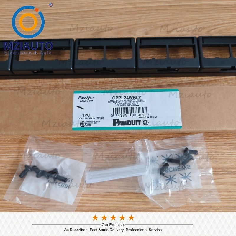 New Modular Patch Panel For Panduit Mini-com CPP24WBLY Suitable CAT6, 5E 24 port