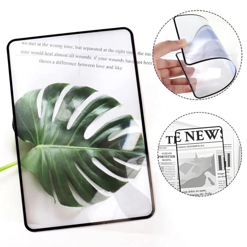 Full Page Sheet Magnifier 180×120mm Reading Aid Lens Large Magnifying Glass