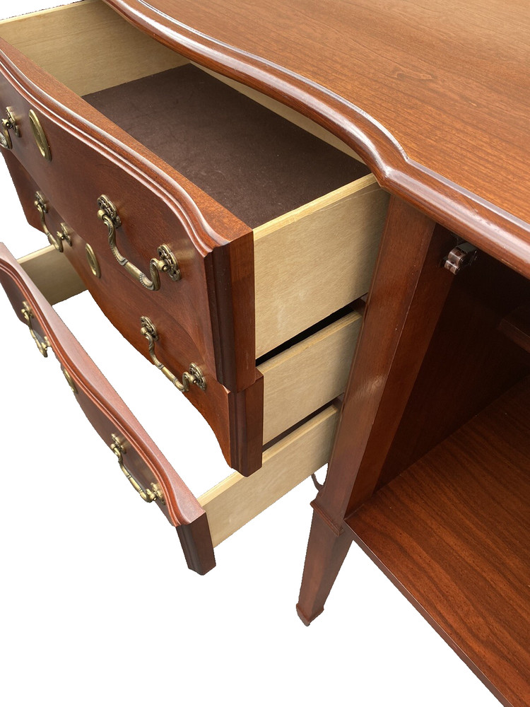 65830 Cherry Hepplewhite Buffet Sideboard Server Cabinet