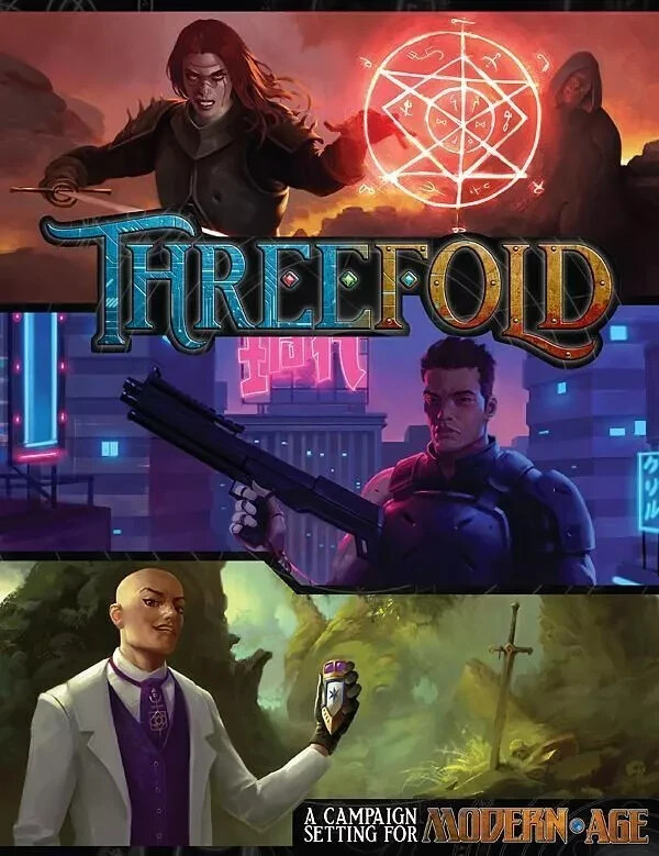 Modern Age RPG Threefold NEW