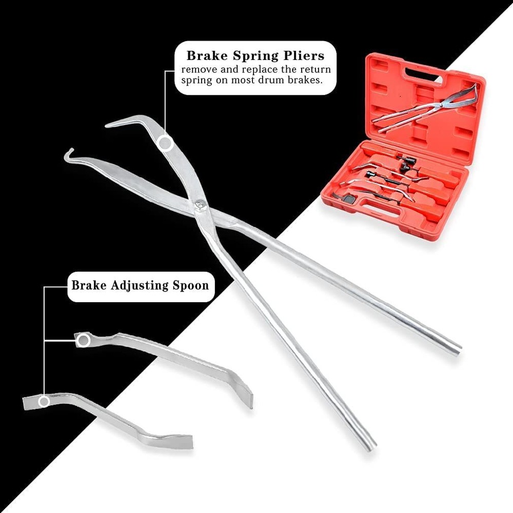 30pc Drum Brake Tools & Caliper Wind Back Compression Tools Pad Repair Reset