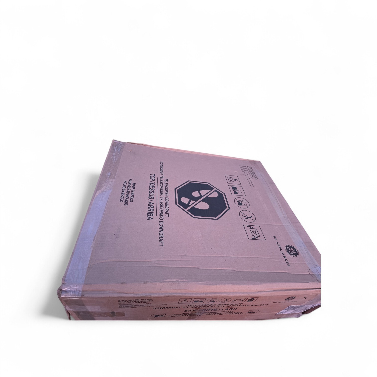 GE 36 in. Telescopic Downdraft System in Stainless Steel And Black UVD6361SPSS