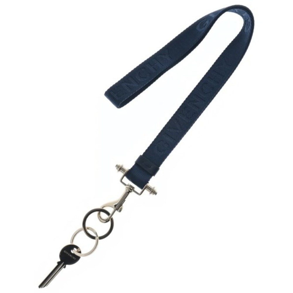 Givenchy Key Case Chain Navy Blue Old Clothes Used