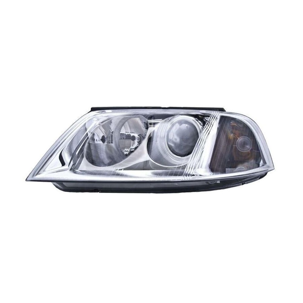 Driver Left Headlight Assembly White Amber Bulbs for Passat 2001-2005