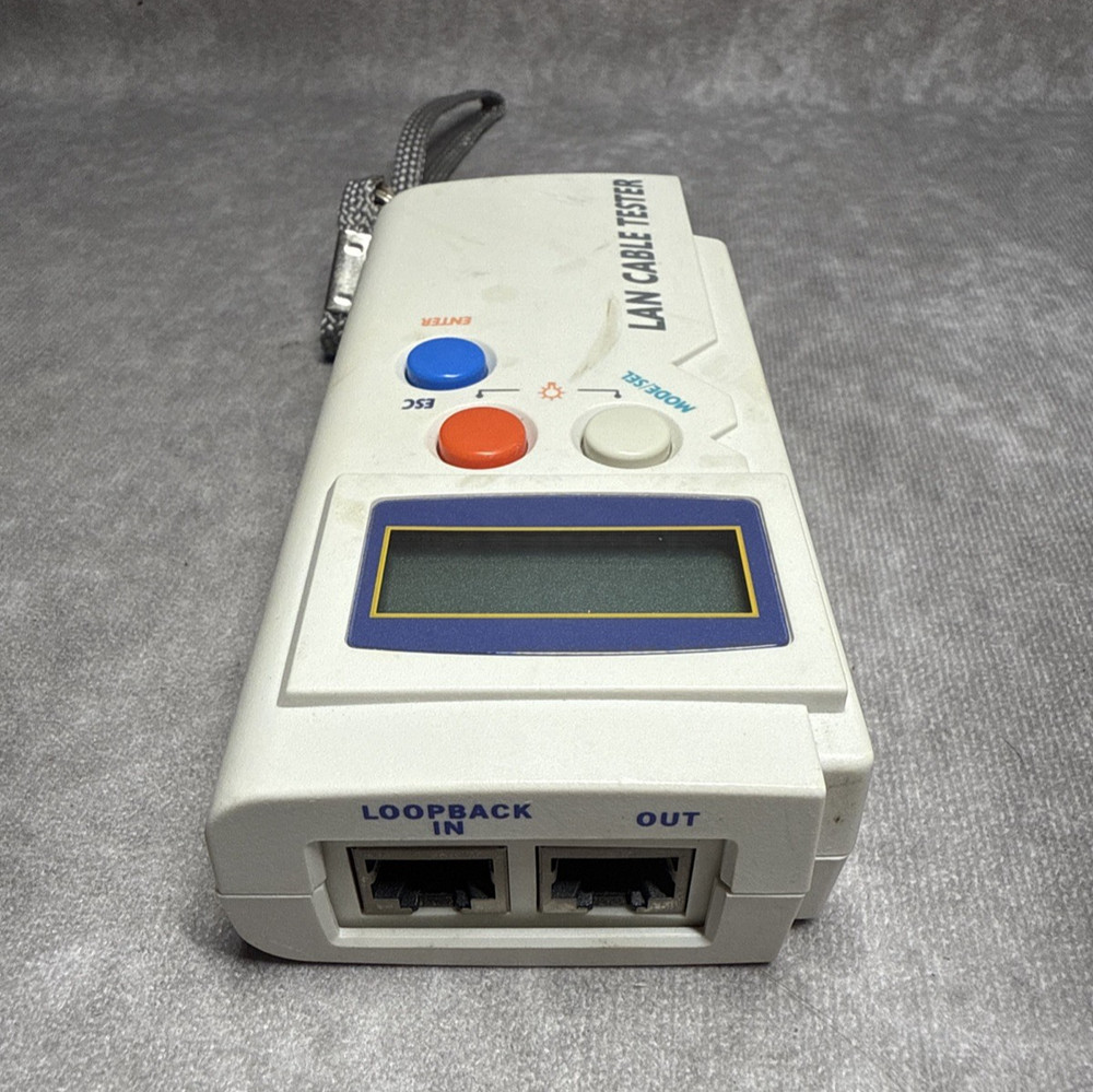 LCT-300/400/BK LAN Cable Tester with One Terminator