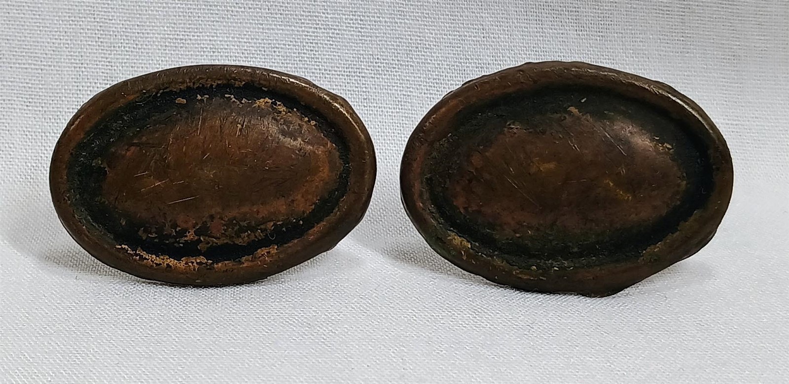 Antique Oval Horse Bridle Button Rosette Lot Vintage