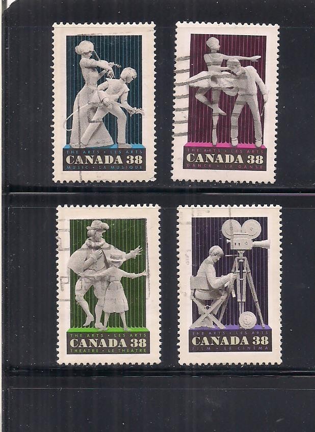Canada #1252-1255  used