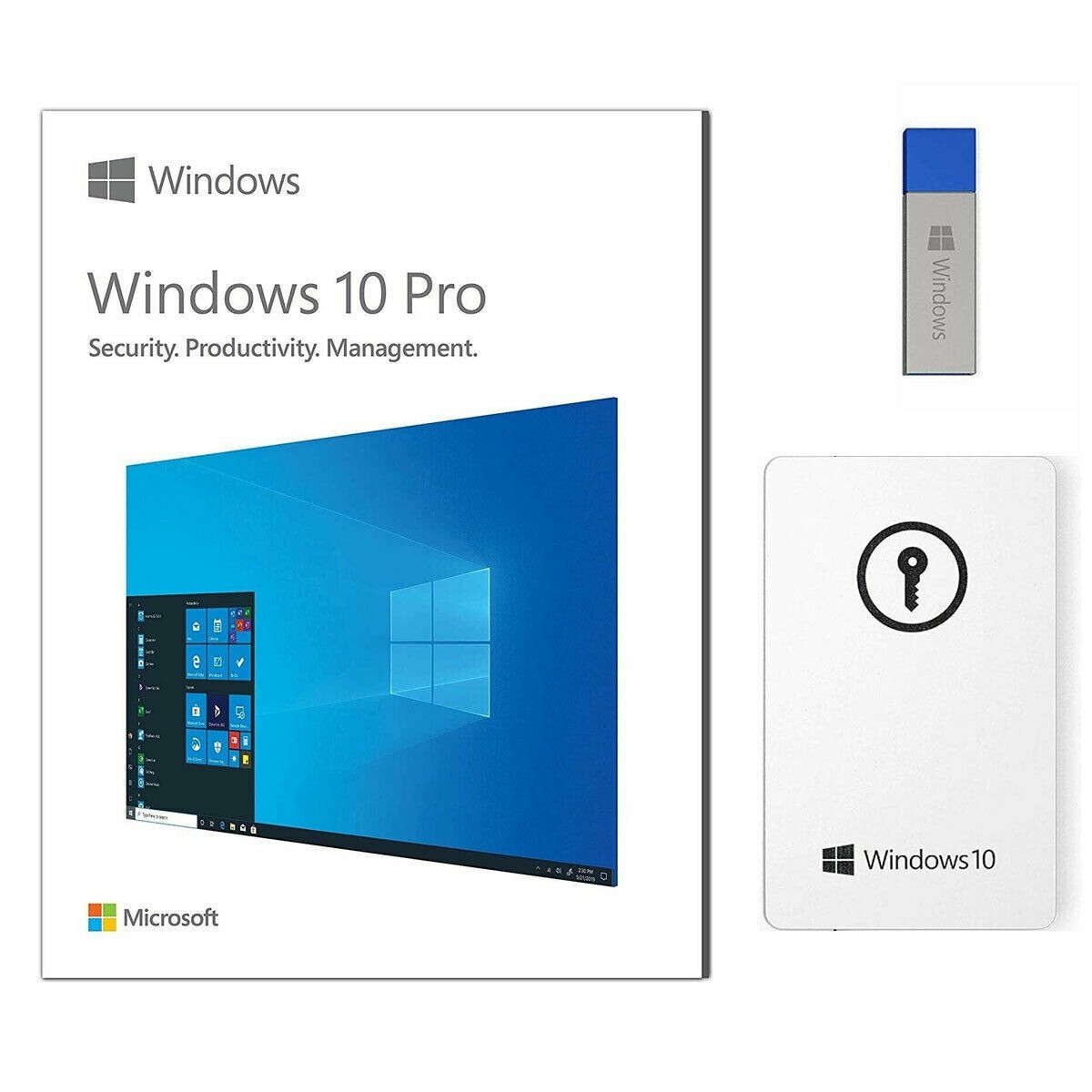 Microsoft Windows 10 Professional 32/64-Bit - USB - New Sealed Retail Package