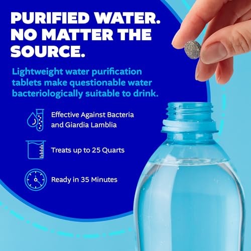Water Purification Treatment Tablets 50 Count
