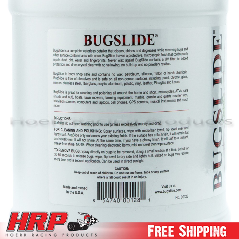BugSlide Cleaner and Bug Remover 1 Gallon Refill