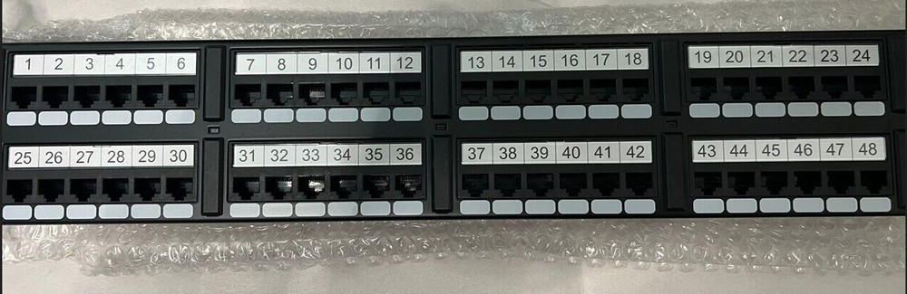 Signamax 48458MDX-C5E, 48 port cat 5e patch panel,