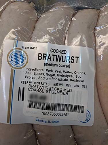 Stiglmeier Bratwurst 16 Oz (4 Pack)