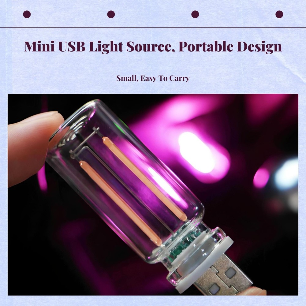 USB LED ambient light, multi-color.
