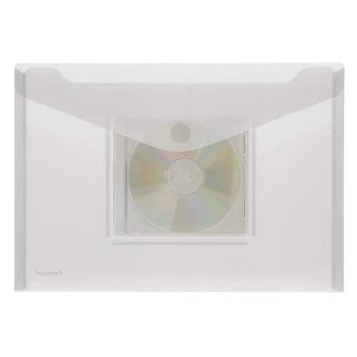 PP-Envelope A4quer, Cd/JC-Bag, Trans Clear, 10 pcs Piece