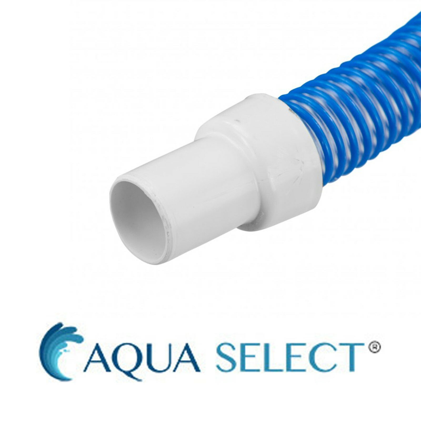 Aqua Select Swimming Pool 35' ft Long Vacuum Cleaning Hose 1-1/2" Diameter