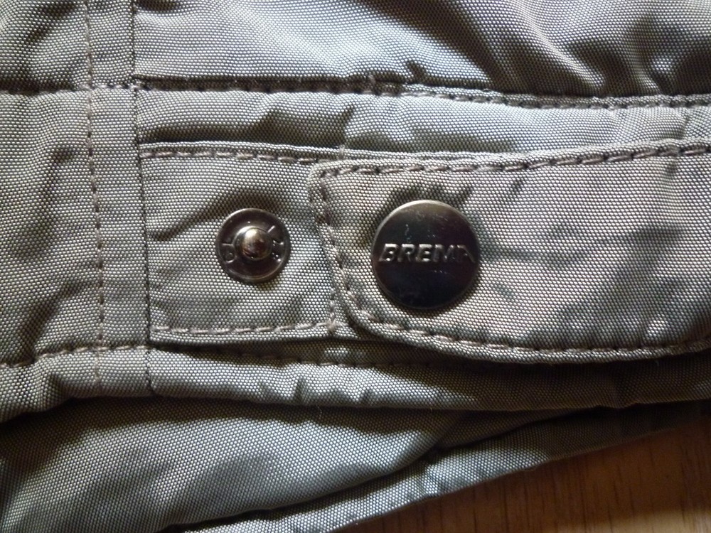 Brema Biker Style Padded Nylon Jacket Size 46