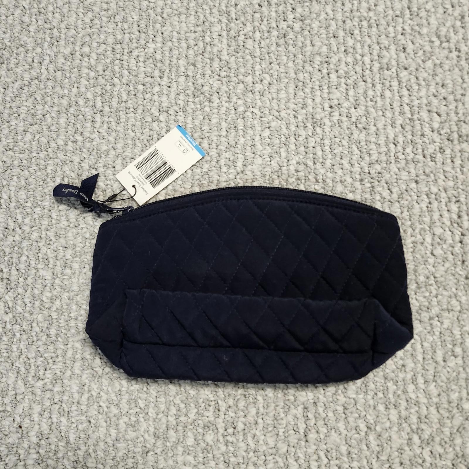 Vera Bradley Quilted Cosmetic Bag with Bird Embroidery NWT