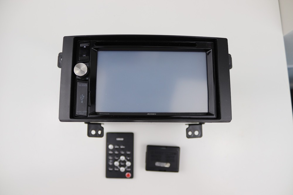 Jensen VX3026 6.2" Double DIN Touchscreen DVD Receiver with Bluetooth, USB