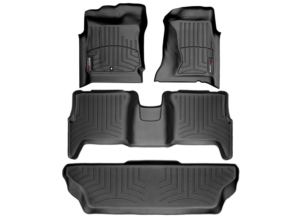 WeatherTech FloorLiner for 2001-2003 Dodge Durango - Full Set, Black