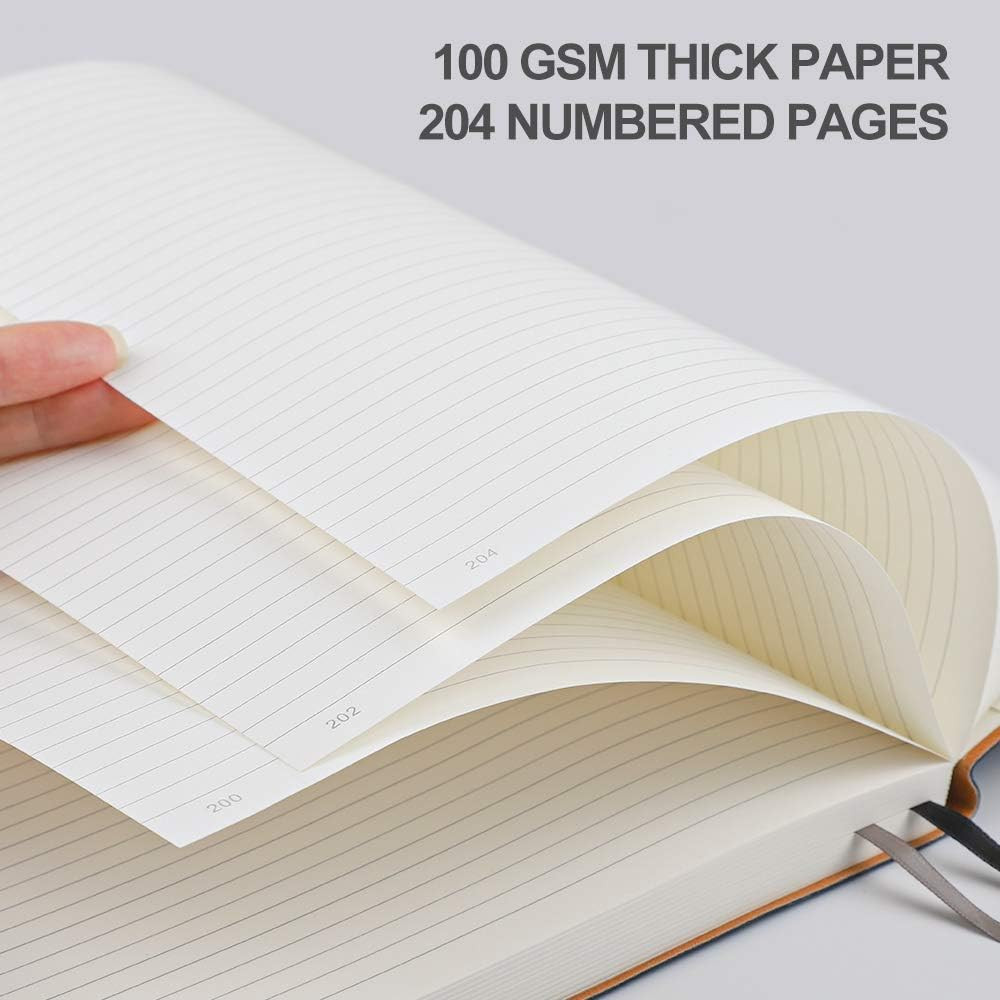 B5 College Ruled Notebook Softcover Journals (2-Pack)- Large Composition Notebo