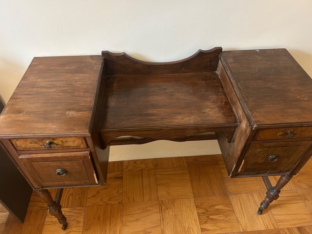 Vintage Solid Wood Vanity/ Desk